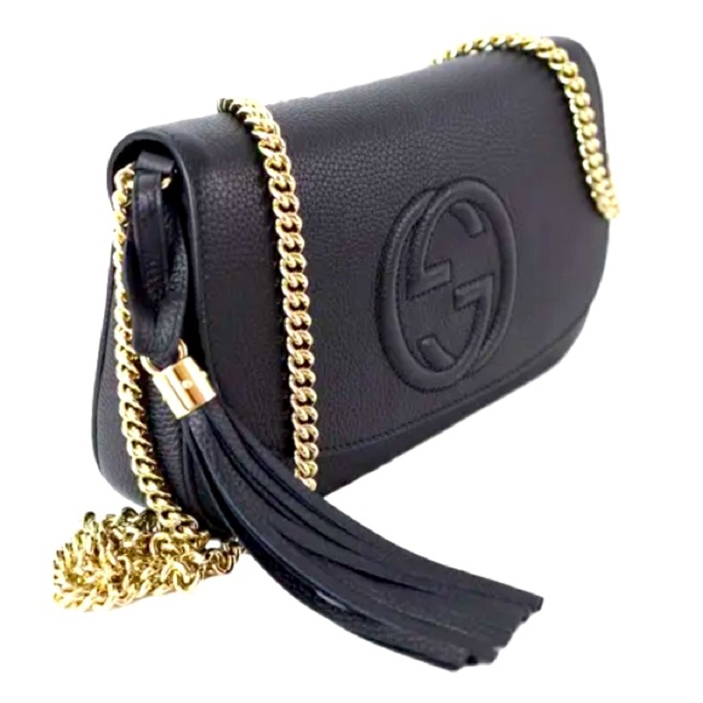 Gucci Long Flap Crossbody Bag